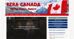 Desktop Screenshot of ezracanada.org